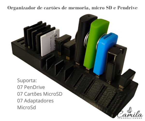 Kit de Organização Personalizado para MacBook - Suporte, Cabos e Pendrives - Image 15