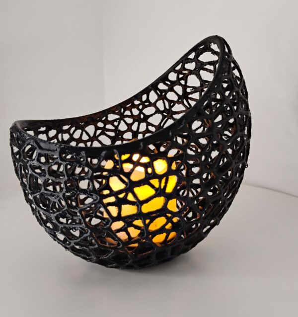 Vaso decorativo Voronoi para velas de Led - Image 2