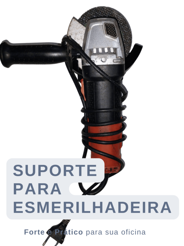 Suporte de parede para Esmerilhadeira acessório para esmerilhadeira- Solução Prática e Segura para sua Ferramenta - Image 2