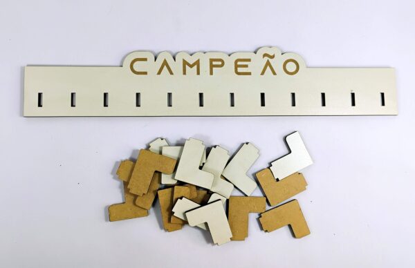 Suporte de Medalhas Campeão - Organizador para 12 Medalhas em MDF - Image 7