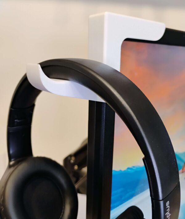 Suporte Headset Headphone para Monitor, Gabinete, Mesa Computador - Organização e Praticidade No Seu Monitor