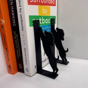 Apoio para livros Doguinho Aparador de Livros Suporte Bibliocanto Leitura Sala Quarto Rack Estudo