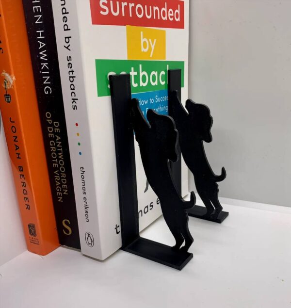 Apoio para livros Doguinho Aparador de Livros Suporte Bibliocanto Leitura Sala Quarto Rack Estudo